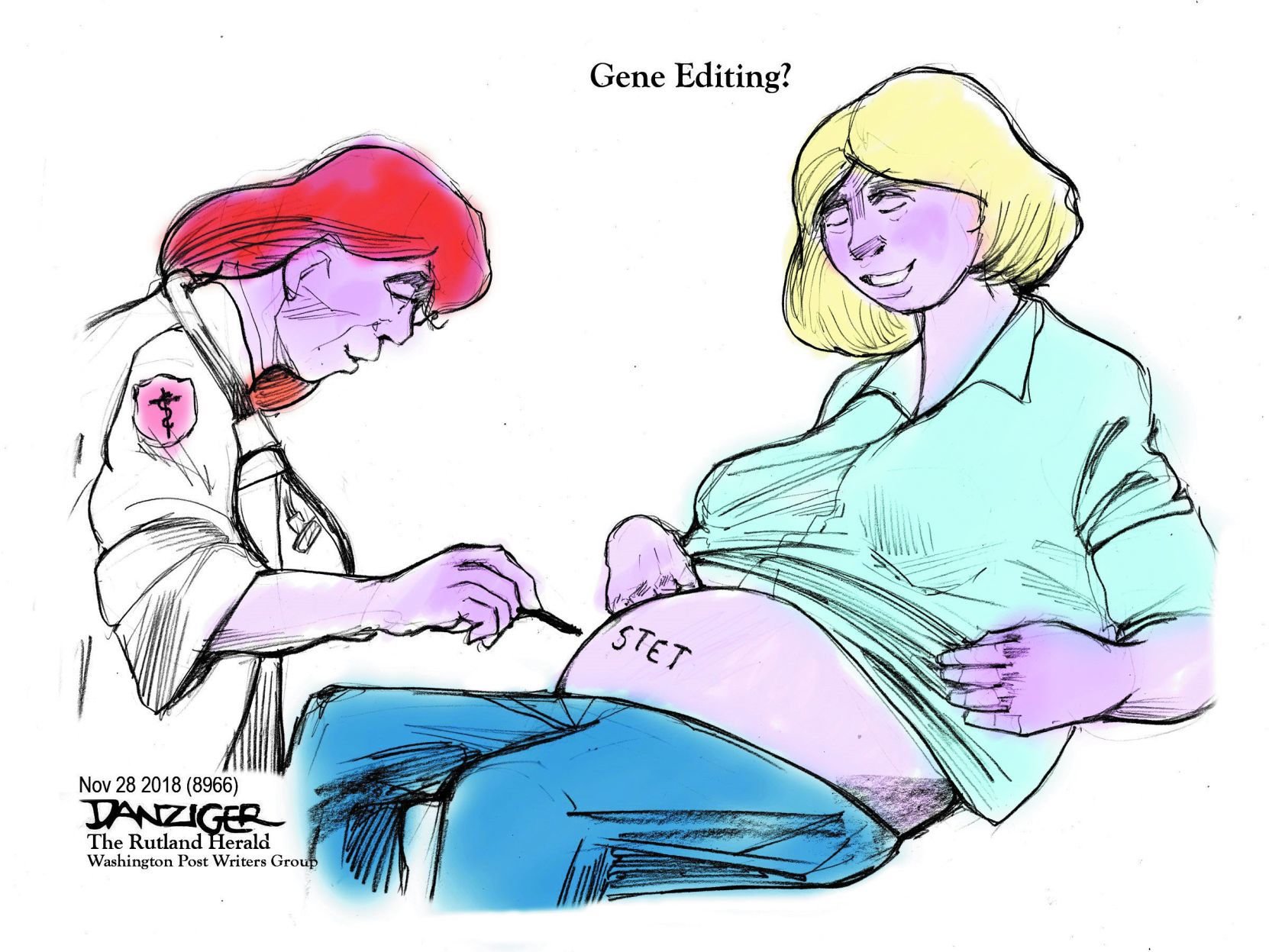Jeff Danziger cartoon